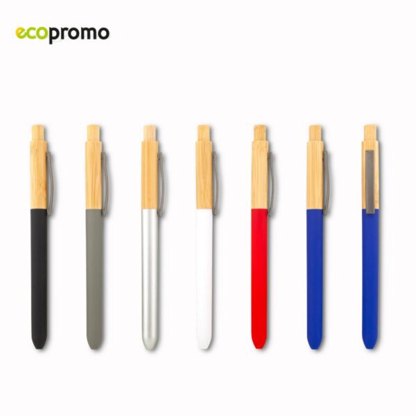 Esfero Boligrafo Plastico Bennin Bambu Push