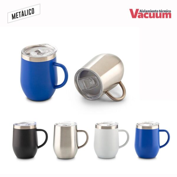 Mug Metalico Doble Pared Roderick 350ml