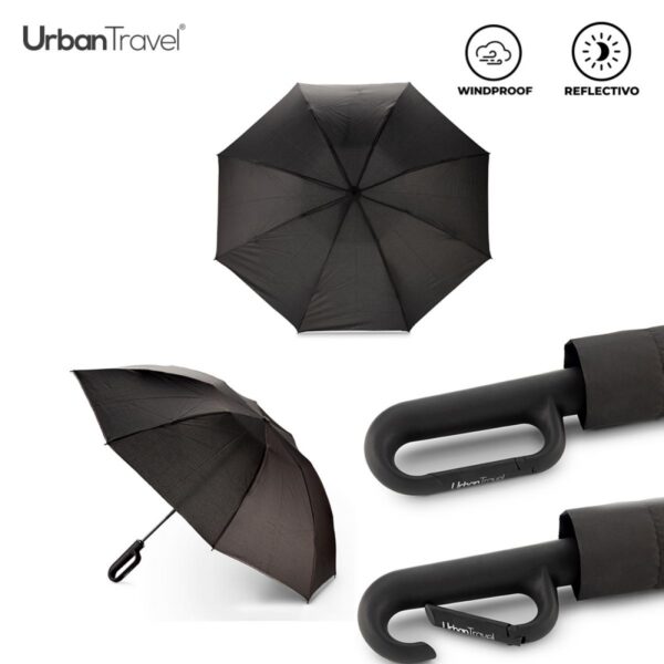 Sombrilla Paraguas Poliester Kahlo Urban Travel 23'