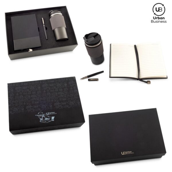 Set Libreta Mug Boligrafo Flok Urban Business