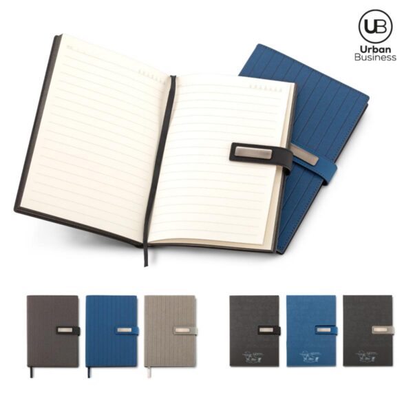 Libreta Poliuretano Klaus Urban Business 96 Hojas rayadas