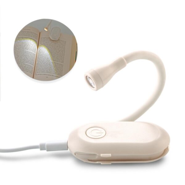 Clip Plastico Con Luz Para Lectura 3 Niveles