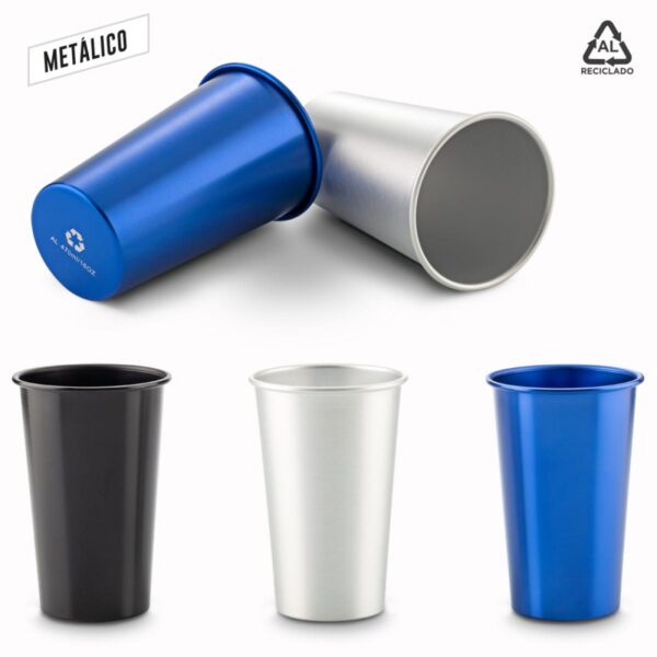 Vaso Mug en Aluminio Reciclado Eco 450ml
