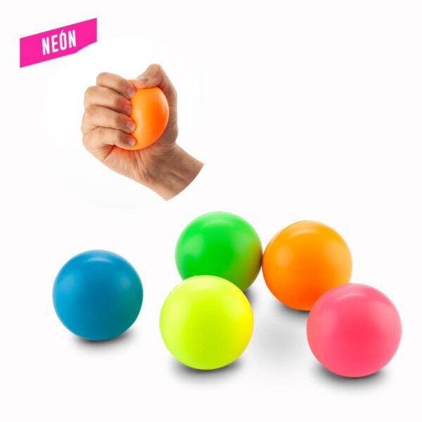 Bola Antiestres Poliuretano Neon 6 7cm