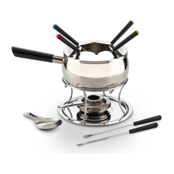 Set de Fondue Queralt 6 Pinchos Acero Inoxidable