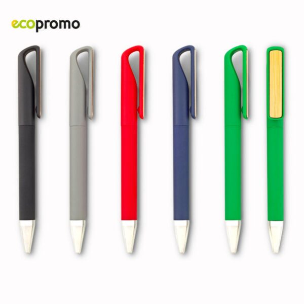 Esfero Boligrafo Plastico con Goma Pebble Twist