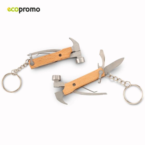 Mini Llavero Martillo Con Navaja Eco
