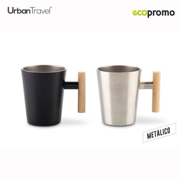 Mug Metalico Torval Urban Travel 400ml