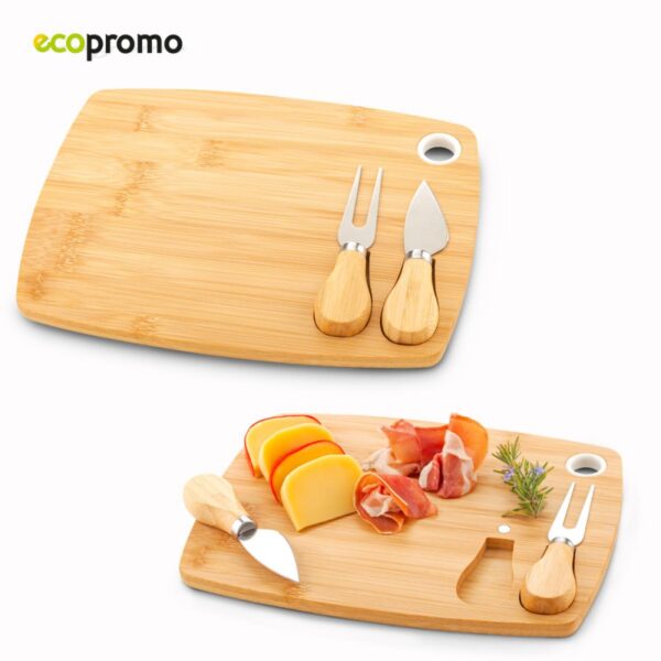 Set de Queso Shelby Tabla y Dos Utensilios