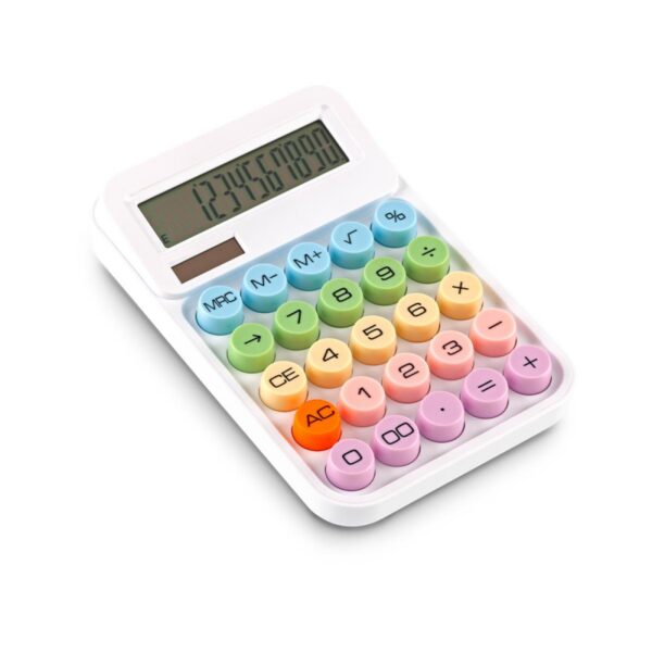 Calculadora Plastica Multicolor 12 Digitos