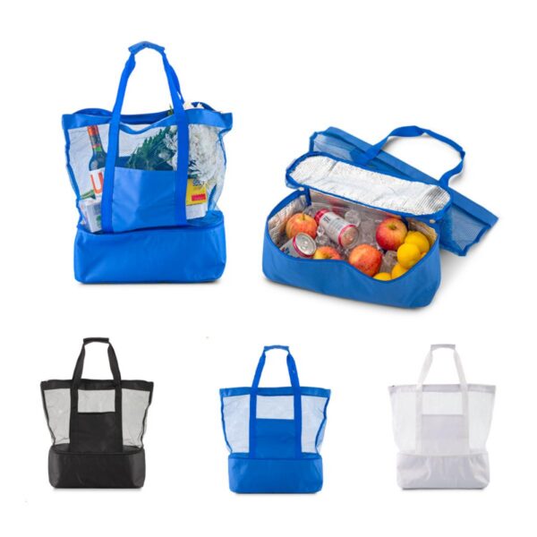 Bolsa Lona Poliester Con Nevera Cooler