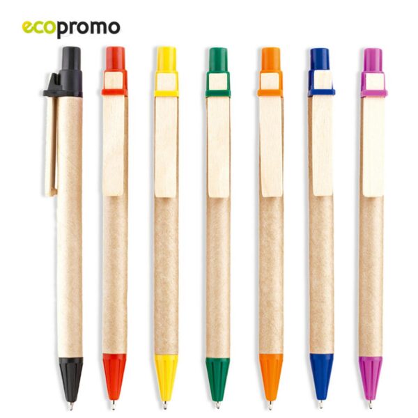 Esfero Boligrafo Carton Woody punta Plastica