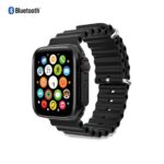 Set de Reloj Inteligente Tactil Con Audifonos - Negro