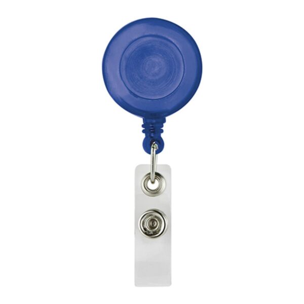 Portacarnet Portagafete Retractil Plastico Clip