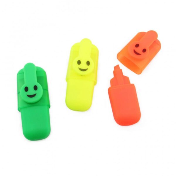 Set de 3 Resaltadores Cara Feliz
