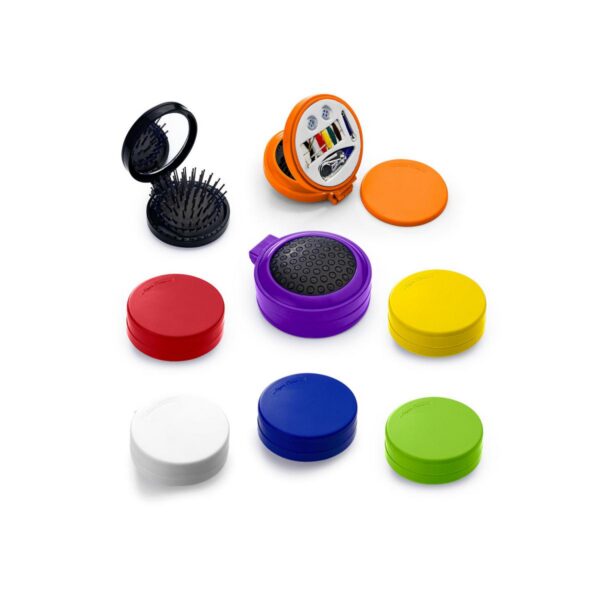 Kit Costurero 12 Accesorios Espejo y Cepillo