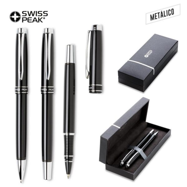 Set De Boligrafos Swisspeak Heritage Tinta Alemana