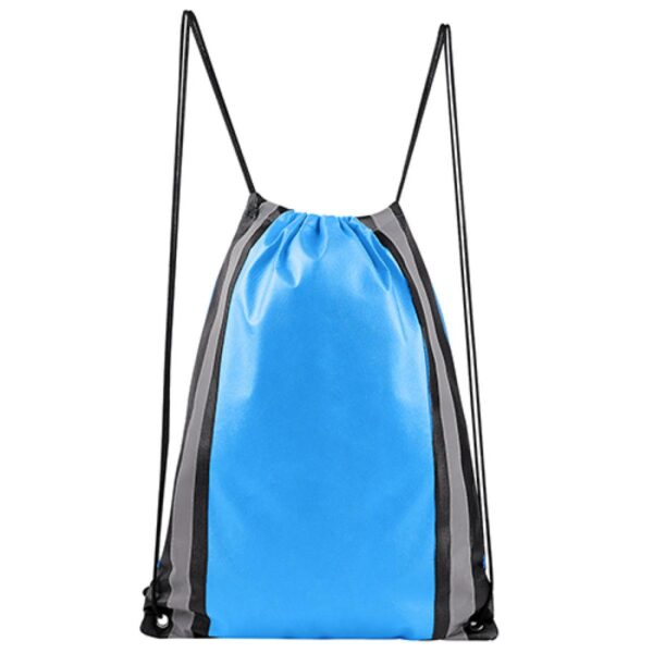 Tula Bolsa Mochila Simme Non Woven Tiras Reflectivas