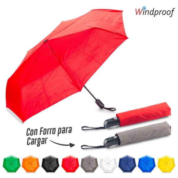 Mini Sombrilla Paraguas Maverick Automatico en Poliester