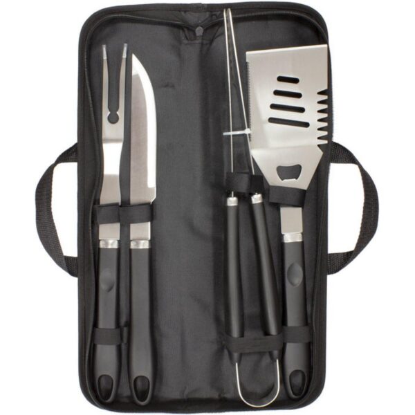 Set De Asado BBQ Angus 4 accesorios y estuche