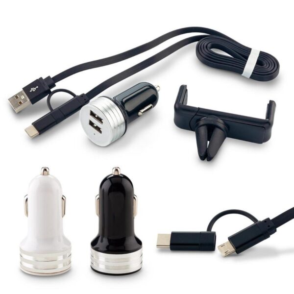 Set De Carro Universal Ii Plastico Cable 2 en 1