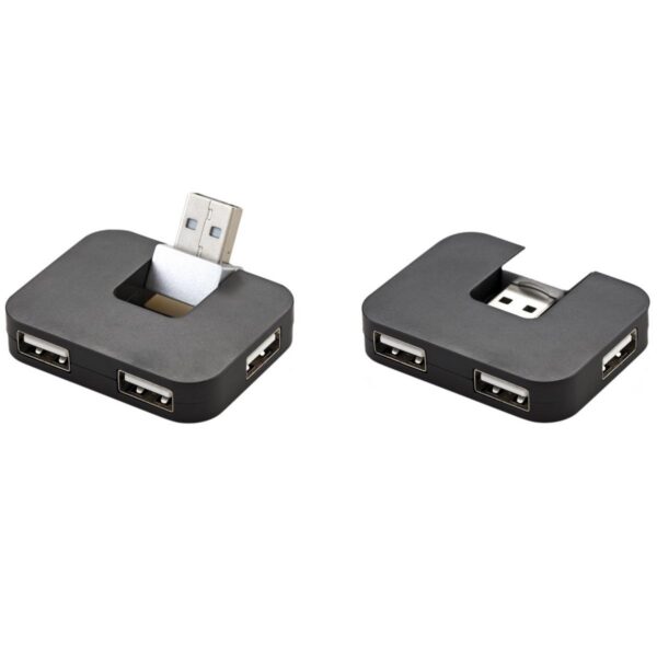 Multipuerto Plastico Con 4 Entradas Usb Edon