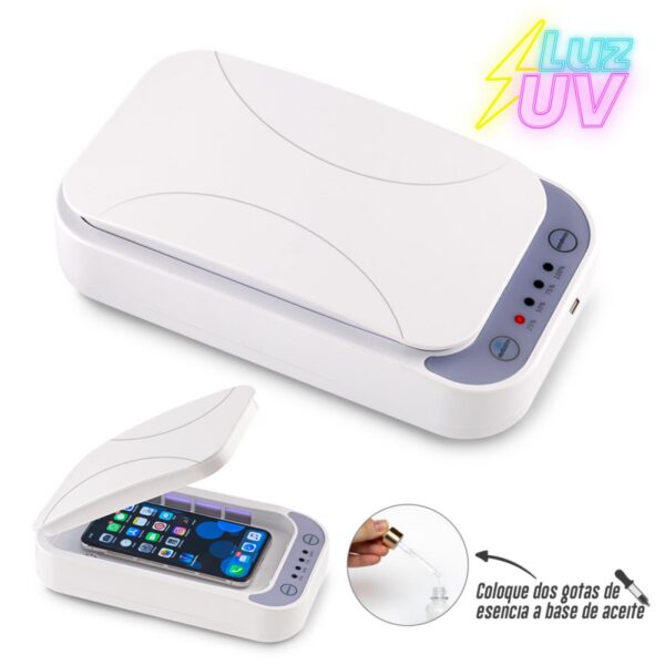 Esterilizador de Aroma Con Luz UV Smart