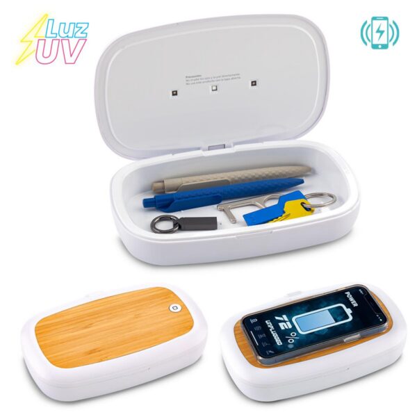 Esterilizador con Luz Uv Led Klean Bambú Multifuncional