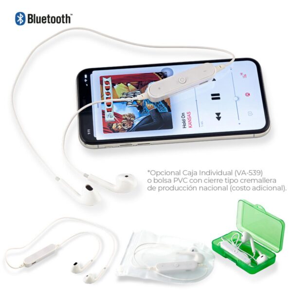 Audifonos Auricular Bluetooth Fresh en Plastico