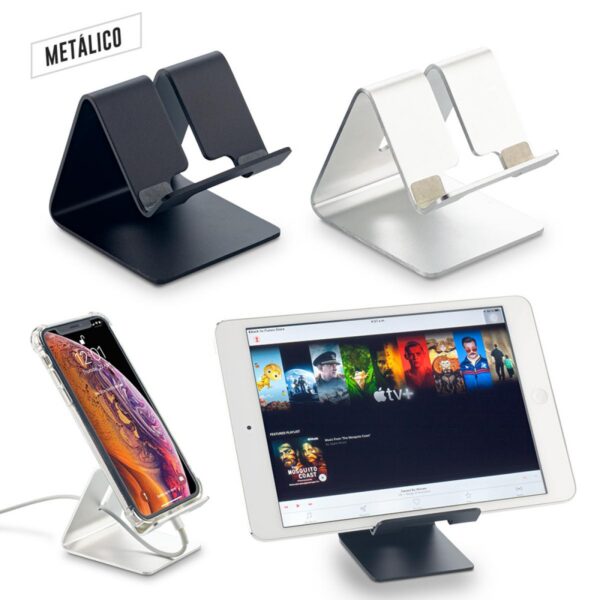 Soporte Metalico para Moviles Aluminium Antideslizante