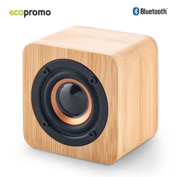 Speaker Parlante Bluetooth Elaborado en Bambú Eco