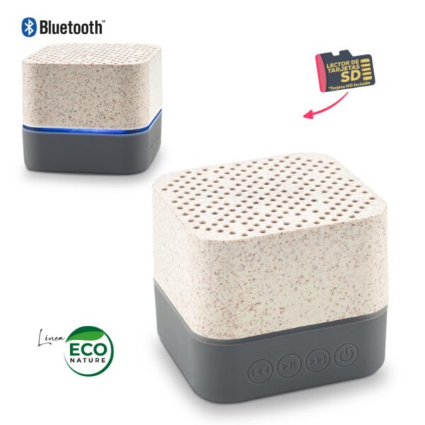 Speaker Parlante Bluetooth Lights Eco en Plastico
