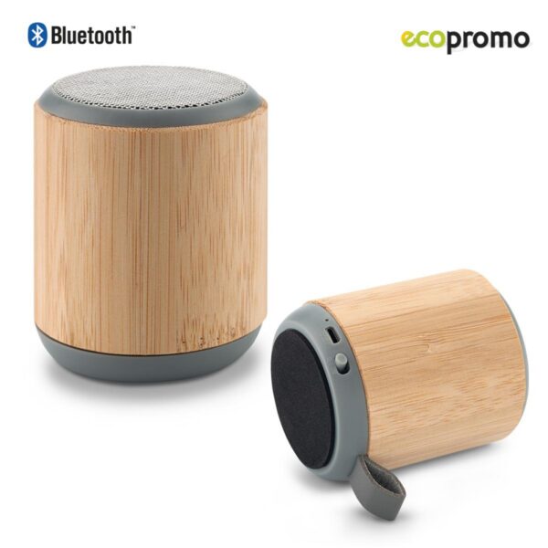 Speaker Parlante Bluetooth Bryson Elaborado en Bambú