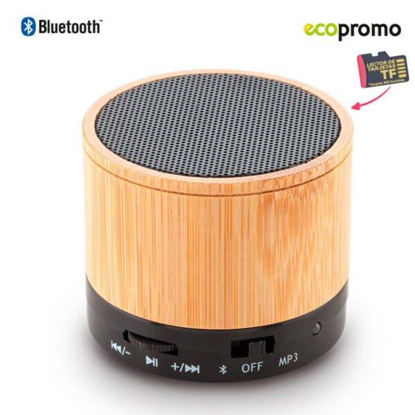 Speaker Altavoz Bluetooth Artix Bambú