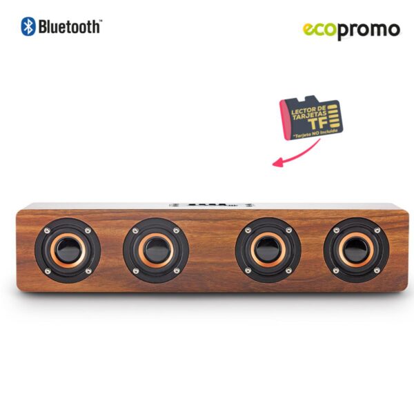 Speaker Bluetooth Retro Bambú