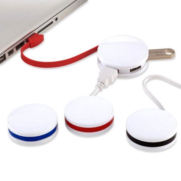 Multipuerto USB De 4 Salidas Einstein Diseño Redondo