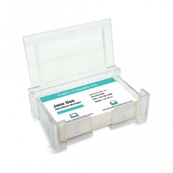 Portadocumentos Tarjetero Plastico Transparente