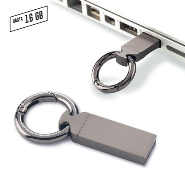 Memoria Usb Hook Metalico Tipo Llavero
