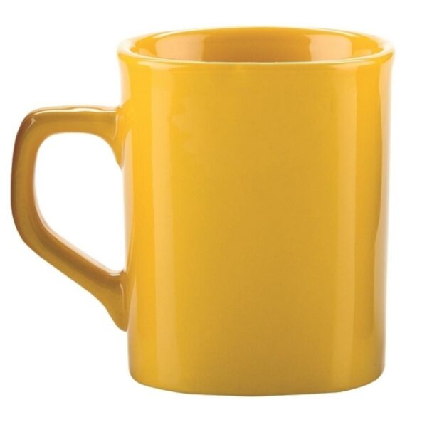 Pocillo Mug Cerámica Diseño Cuadrado 10 Oz