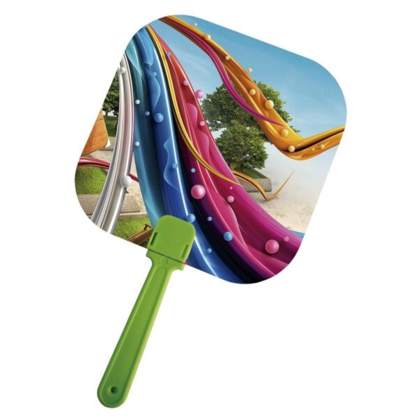 Abanico Portatil En Polipropileno Mango Stick En Goma
