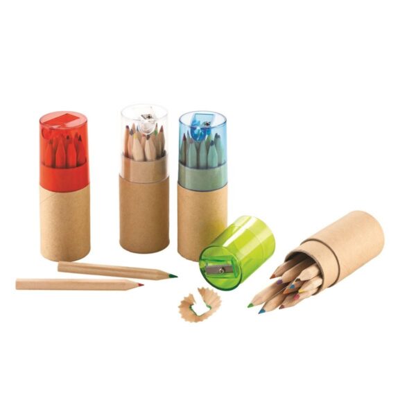 Mini Set Colores Plastico Ecologico X 12 Unidades