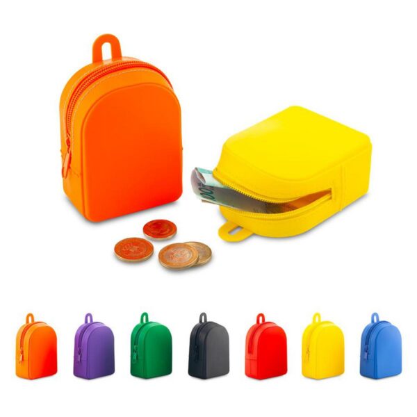 Monedero En Silicona Backpack Flexible