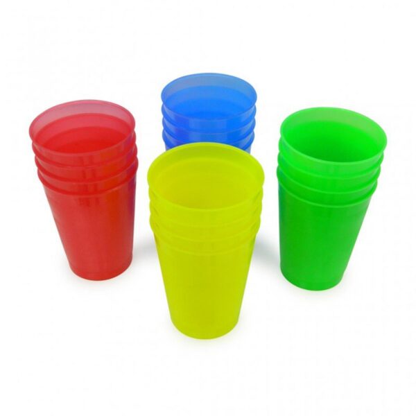 Vaso para Jugo 4 Und Elaborado en Plastico