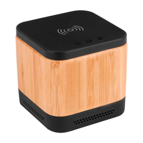 Bocina Parlante Bluetooth Elaborado en Bambú